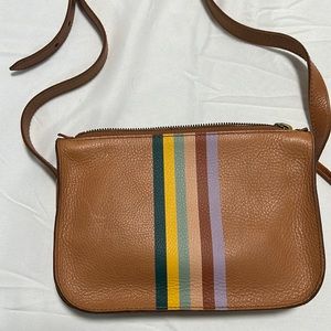 Madewell Rainbow Striped Crossbody